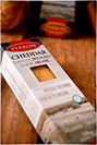 Vignette Cheddar biologique vieilli à la bière noire